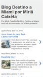 Mobile Screenshot of blogdestinoamiami.com