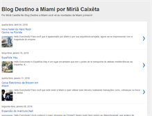 Tablet Screenshot of blogdestinoamiami.com